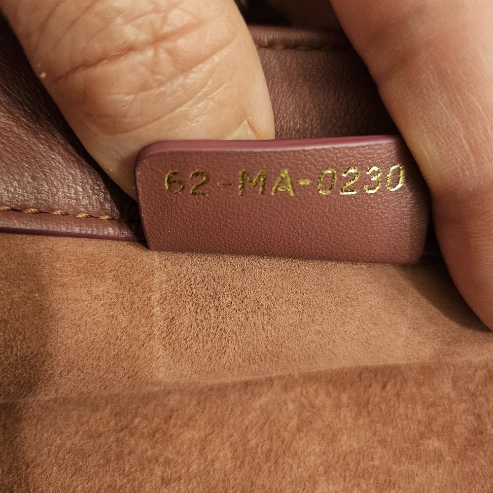 🌸 Christian Dior Medium Leather Book Tote – Dark Mauve | Entrupy COA 🌸 - Picture 6 of 16